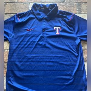 Nike Baseball polo- Texas Rangers size XL